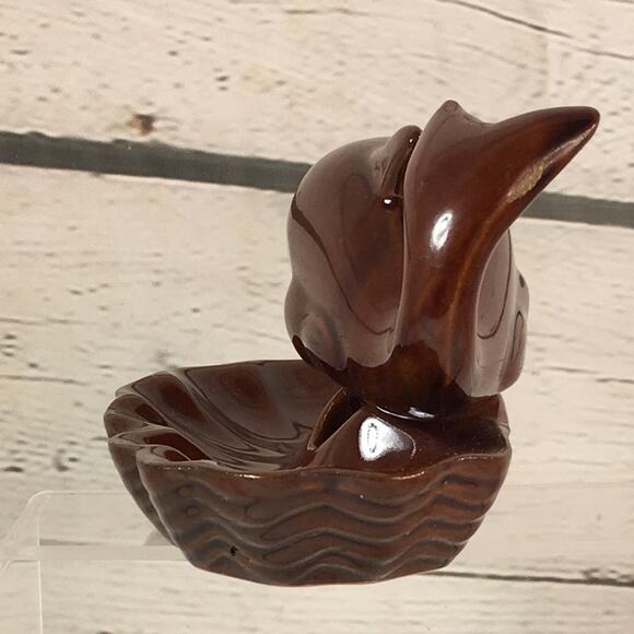 Vintage Novelty Whale Ashtray with Smoking Blowhole Incense‎ Burner Scrubby Hold - Picture 6 of 10